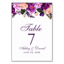 Buscar boda tarjetas mesa Morado