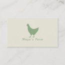 Buscar pollo tarjetas de visita Comida