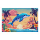 Buscar palmera tropical posters Olas oceánicas