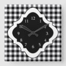 Buscar checkered relojes de pared Pattern