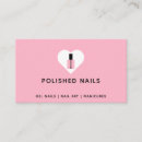 Buscar botella del esmalte uñas de tarjetas de visita Moderno