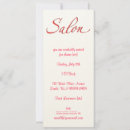 Buscar salón de belleza invitaciones Esteticista