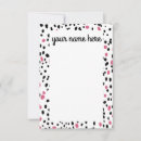 Buscar puntos dálmatas postales Blanco