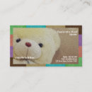 Buscar oso del bebé tarjetas de visita Guardería