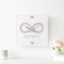Buscar infinito relojes de pared Para ella
