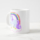 Buscar unicornio femenino tazas Lindo