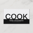 Buscar cook tarjetas de visita Cocinar