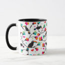 Buscar animales del dibujo animado tazas Pájaro