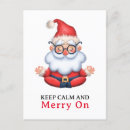 Buscar claus postales Santa divertida