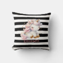 Buscar unicornio blanco cojines Rosa