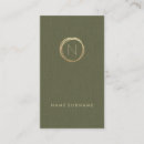 Buscar verde oliva tarjetas de visita Oro