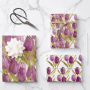 Buscar tulipanes papel de regalo Floral