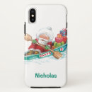Buscar santa claus iphone fundas Navidad vintage