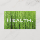 Buscar salud natural tarjetas de visita Para todos