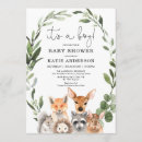 Buscar animal invitaciones baby shower Bosque