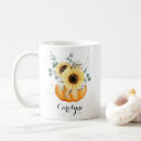 Buscar de la calabaza tazas Otoño