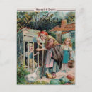 Buscar hansel y gretel postales Retro