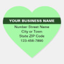 Buscar corazón verde claro postales Forma de corazón