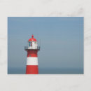 Buscar faro rojo y blanco postales Rayado