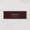 Buscar leather tarjetas de visita Rojo