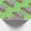Buscar rinoceronte papel de regalo Safari