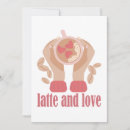 Buscar latte invitaciones Café