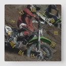 Buscar motocross relojes de pared Motociclista