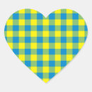 Buscar corazón a cuadros pegatinas Damero