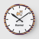 Buscar perro relojes de pared Corgi