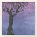 Buscar creativo posavasos Azul