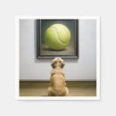 Buscar pelotas de tenis servilletas Perro