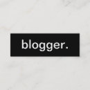 Buscar blogger tarjetas de visita Moderno
