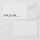 Buscar minimalism tarjetas de visita Para él