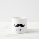 Buscar bigote de moda tazas Negro