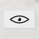 Buscar ojo tarjetas de visita Detective privado