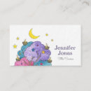 Buscar luna creciente tarjetas de visita Estrellas