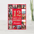 Buscar 12 años tarjetas Collage de fotos