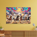 Buscar jinete lienzos Caballo