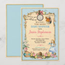 Buscar mad hatter invitaciones Elegante
