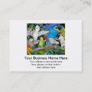 Buscar loros tarjetas de visita Pájaro