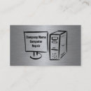 Buscar soporte técnico tarjetas de visita Elegante