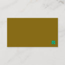Buscar trébol tarjetas de visita Día de san patricio