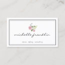 Buscar estilo francés tarjetas de visita Elegante