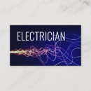 Buscar energía tarjetas de visita Electricista