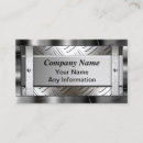 Buscar metal tarjetas de visita Acero