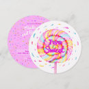 Buscar lollipop invitaciones Rosa