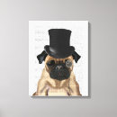 Buscar pug lienzos Cachorro