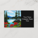 Buscar lago tarjetas de visita General y unisex