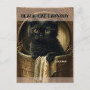 Buscar gatos negros postales Vintage