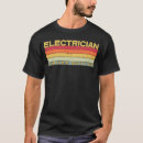 Buscar electricista camisetas Cumpleaños